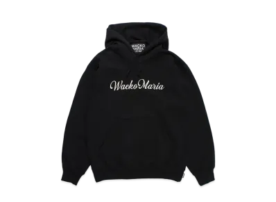 WACKO MARIA Heavy Weight Pull Over Hooded Sweat Shirt "Black"