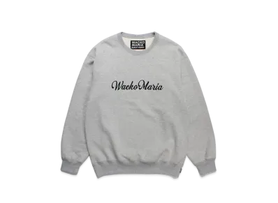 WACKO MARIA Heavy Weight Crew Neck Sweat Shirt "Gray"