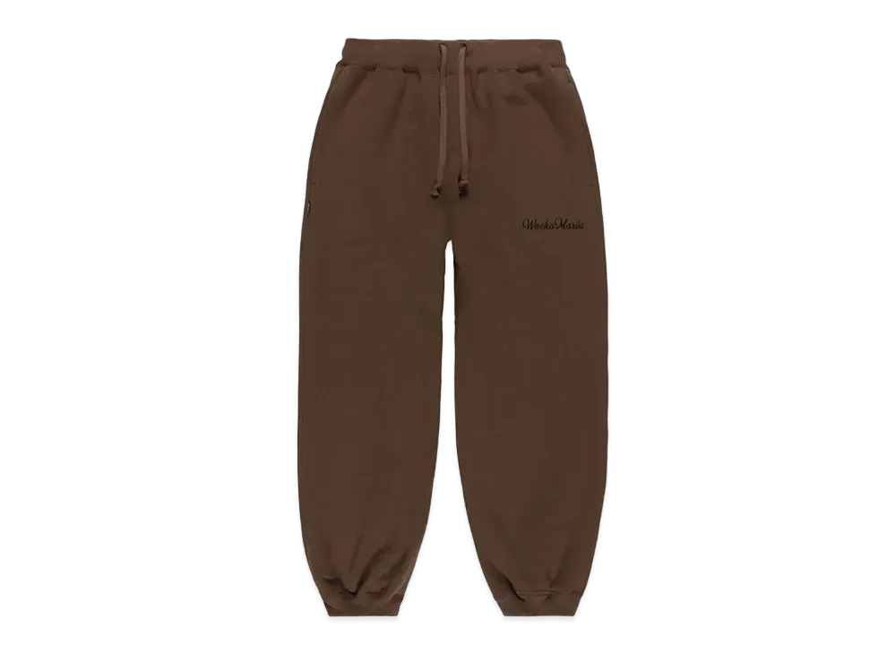 WACKO MARIA Heavy Weight Sweat Pants "Brown"