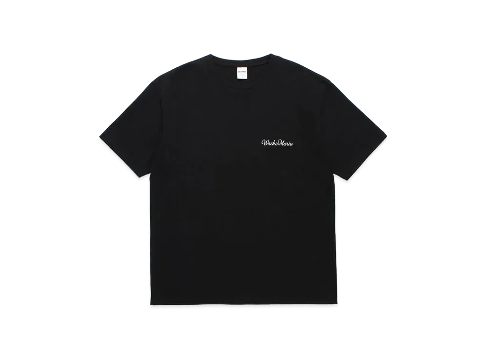 WACKO MARIA Washed Heavy Weight T-Shirt "Black"