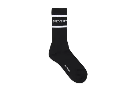 WACKO MARIA Logo Jacquard Socks "Black/White"