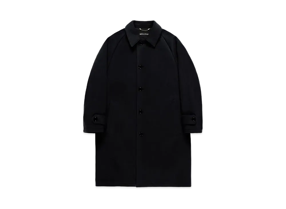 WACKO MARIA Bal Collar Coat "Black"