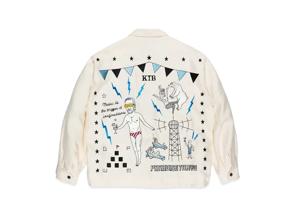 WACKO MARIA World Peace Project Vietnam Jacket "Off White"