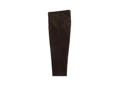 WACKO MARIA Double Pleated Corduroy Trousers "Brown"