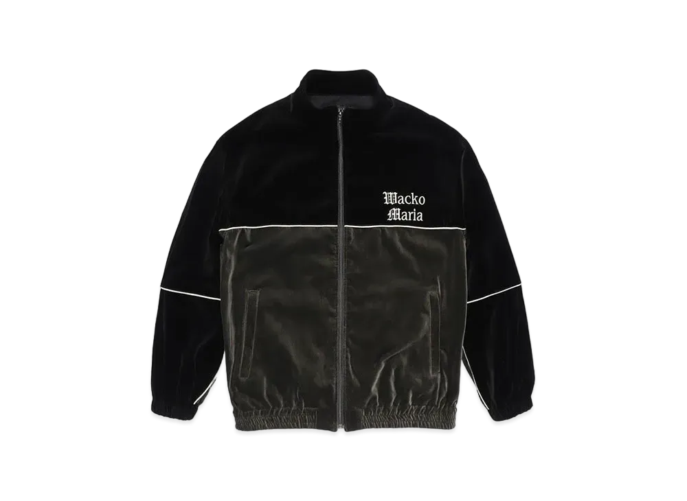WACKO MARIA Velvet Track Jacket "Black"