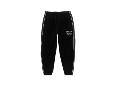 WACKO MARIA Velvet Track Pants "Black"