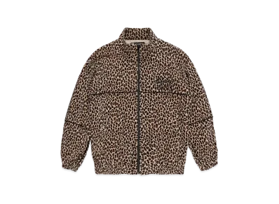 WACKO MARIA Leopard Velvet Track Jacket "Beige"