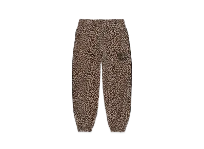 WACKO MARIA Leopard Velvet Track Pants "Beige"