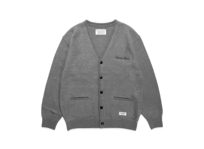 WACKO MARIA Mohair Knit Cardigan "Gray"