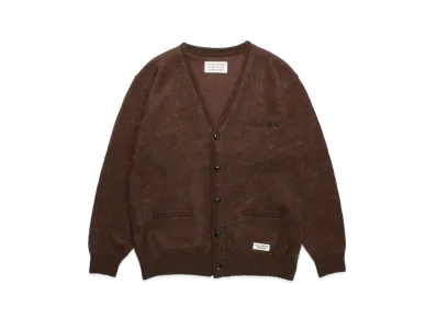 WACKO MARIA Mohair Knit Cardigan "Brown"