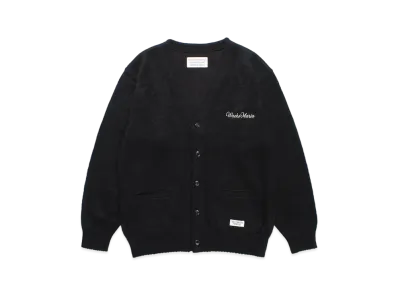 WACKO MARIA Mohair Knit Cardigan "Black"
