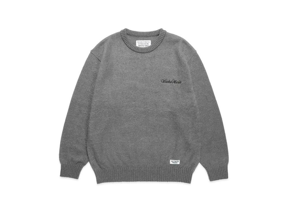 WACKO MARIA Mohair Knit Sweater "Gray"