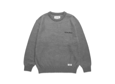 WACKO MARIA Mohair Knit Sweater "Gray"