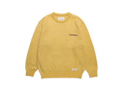 WACKO MARIA Mohair Knit Sweater "Yellow"