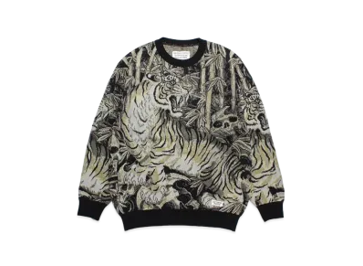 WACKO MARIA Tim Lehi / Knit Jacquard Sweater "Olive"