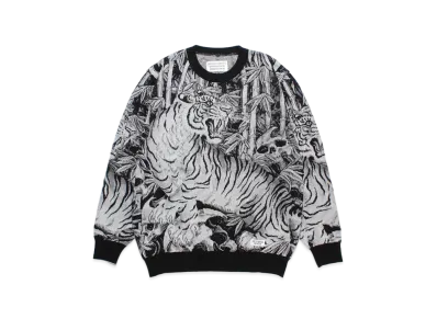 WACKO MARIA Tim Lehi / Knit Jacquard Sweater "Gray"