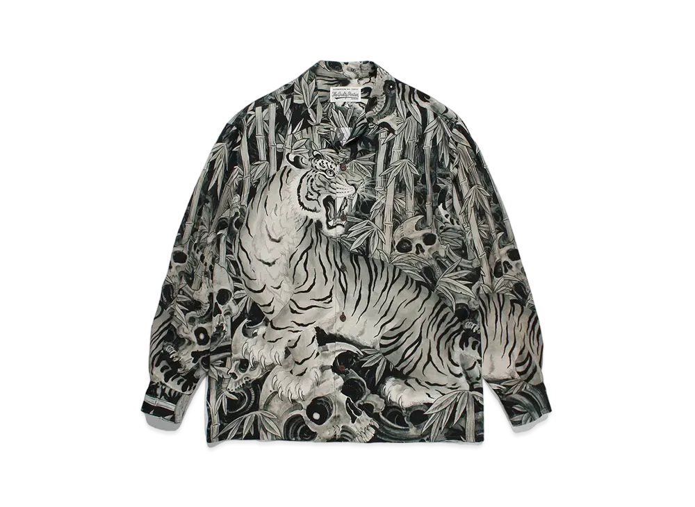 WACKO MARIA Tim Lehi / Hawaiian Shirt "Olive"