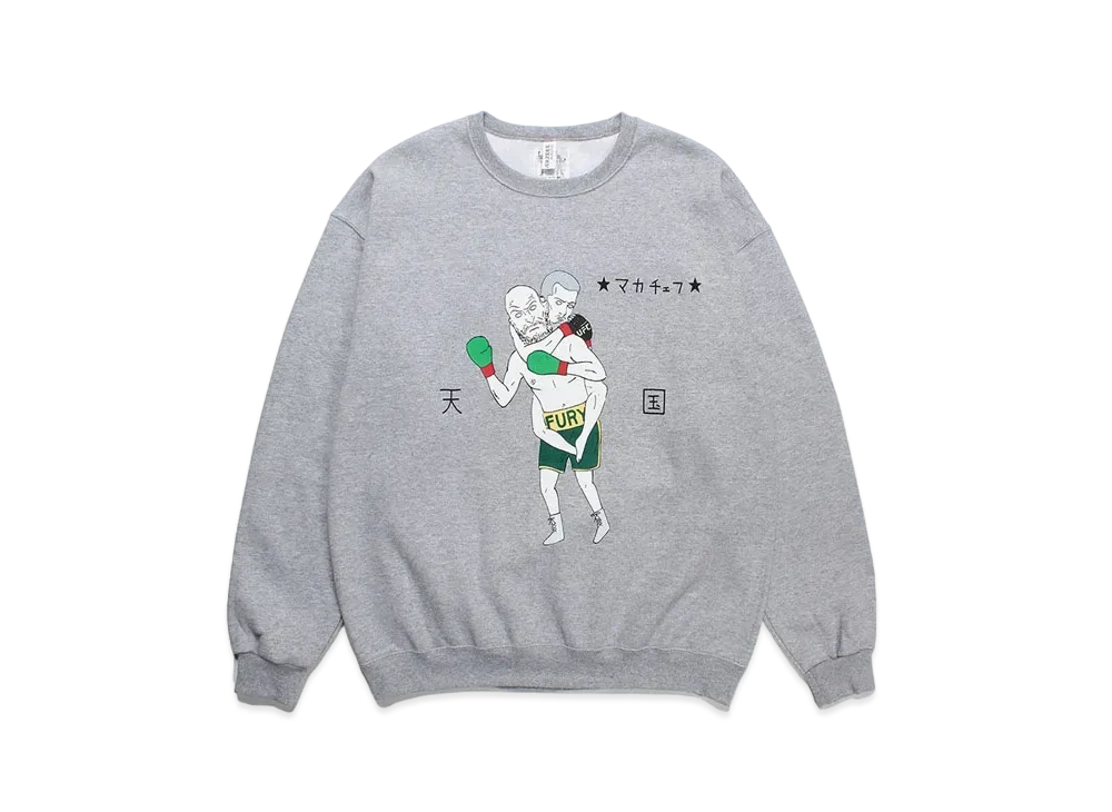 WACKO MARIA World Peace Project Sweat Shirt "Gray"