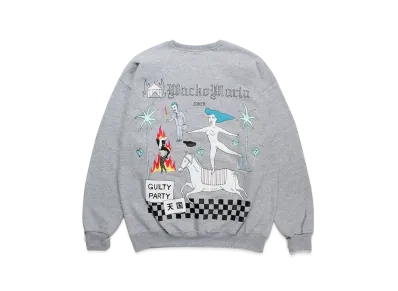 WACKO MARIA World Peace Project Sweat Shirt "Gray"
