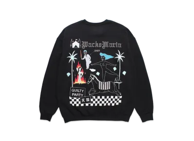 WACKO MARIA World Peace Project Sweat Shirt "Black"