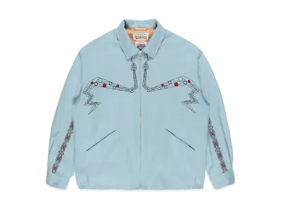 WACKO MARIA x WOLF'S HEAD / 50's Jacket "Blue"