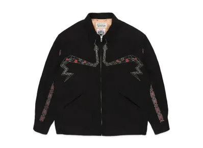 WACKO MARIA x WOLF'S HEAD / 50's Jacket "Black"