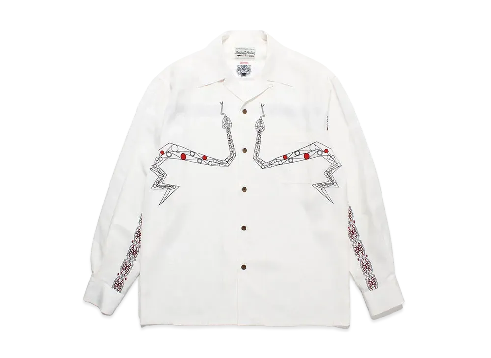 WACKO MARIA x WOLF'S HEAD / 50's Shirt "White"