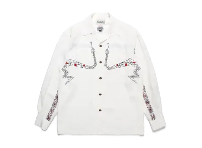 WACKO MARIA x WOLF'S HEAD / 50's Shirt "White"