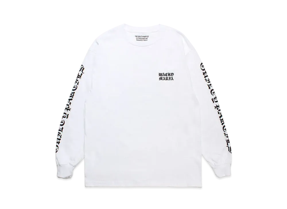 WACKO MARIA Long Sleeve T-Shirt "White"