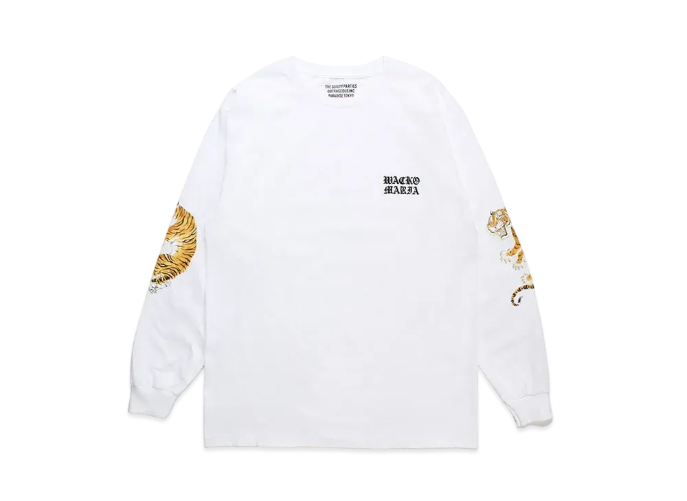 WACKO MARIA Tim Lehi / Long Sleeve T-Shirt "White"