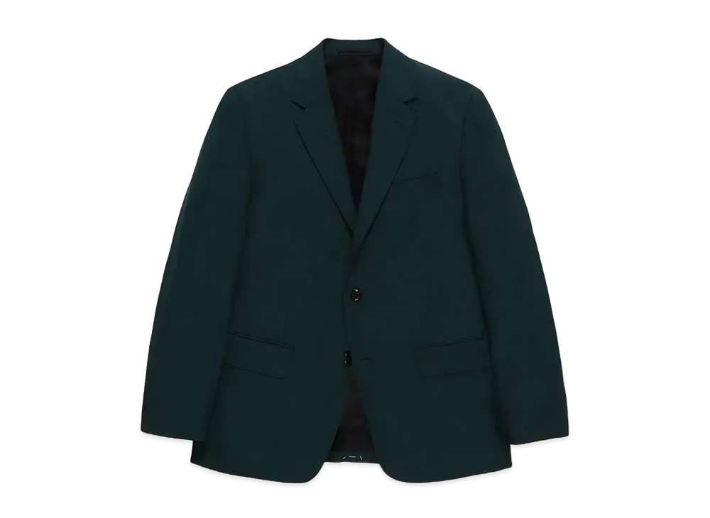 WACKO MARIA x DORMEUIL / Single Breasted Jacket "Dark Turquiose"