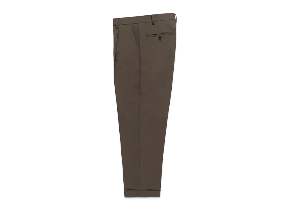 WACKO MARIA x DORMEUIL / Pleated Trousers (Type-1) "Gray"