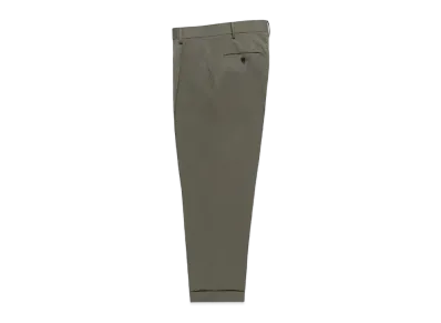 WACKO MARIA x DORMEUIL / Pleated Trousers (Type-1) "Gray Green"