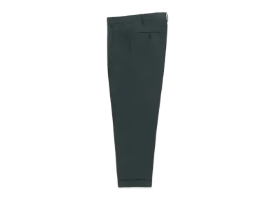 WACKO MARIA x DORMEUIL / Pleated Trousers (Type-1) "Dark Khaki"