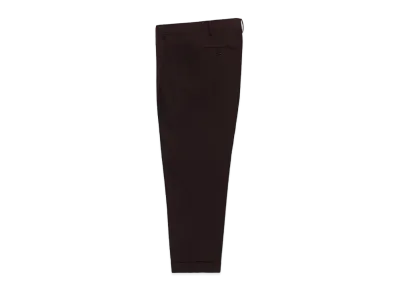WACKO MARIA x DORMEUIL / Pleated Trousers (Type-1) "Burgundy"