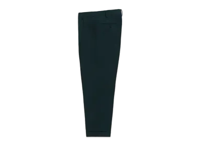 WACKO MARIA x DORMEUIL / Pleated Trousers (Type-1) "Dark Turquiose"