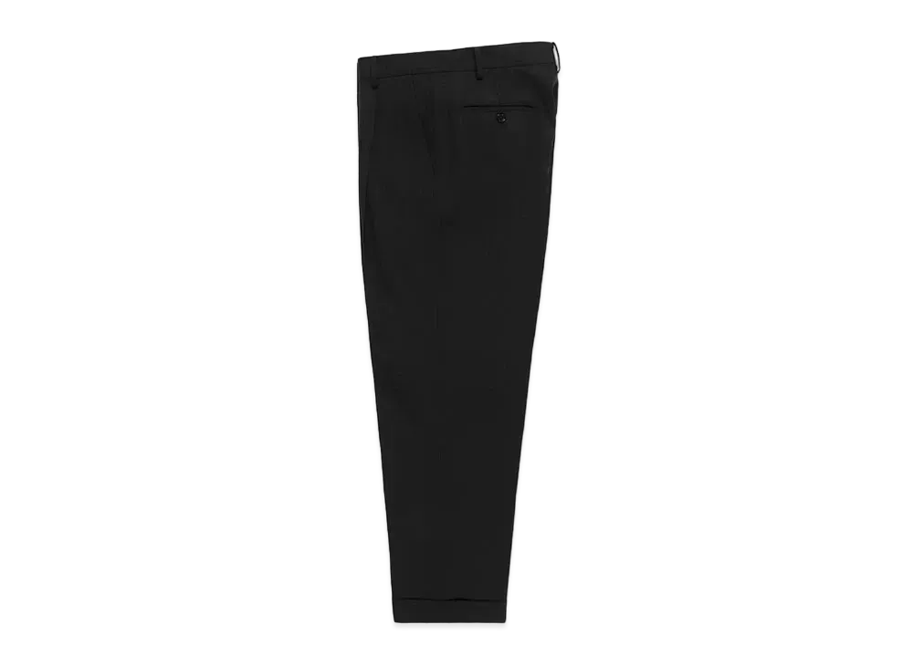 WACKO MARIA x DORMEUIL / Pleated Trousers (Type-1) "Black"
