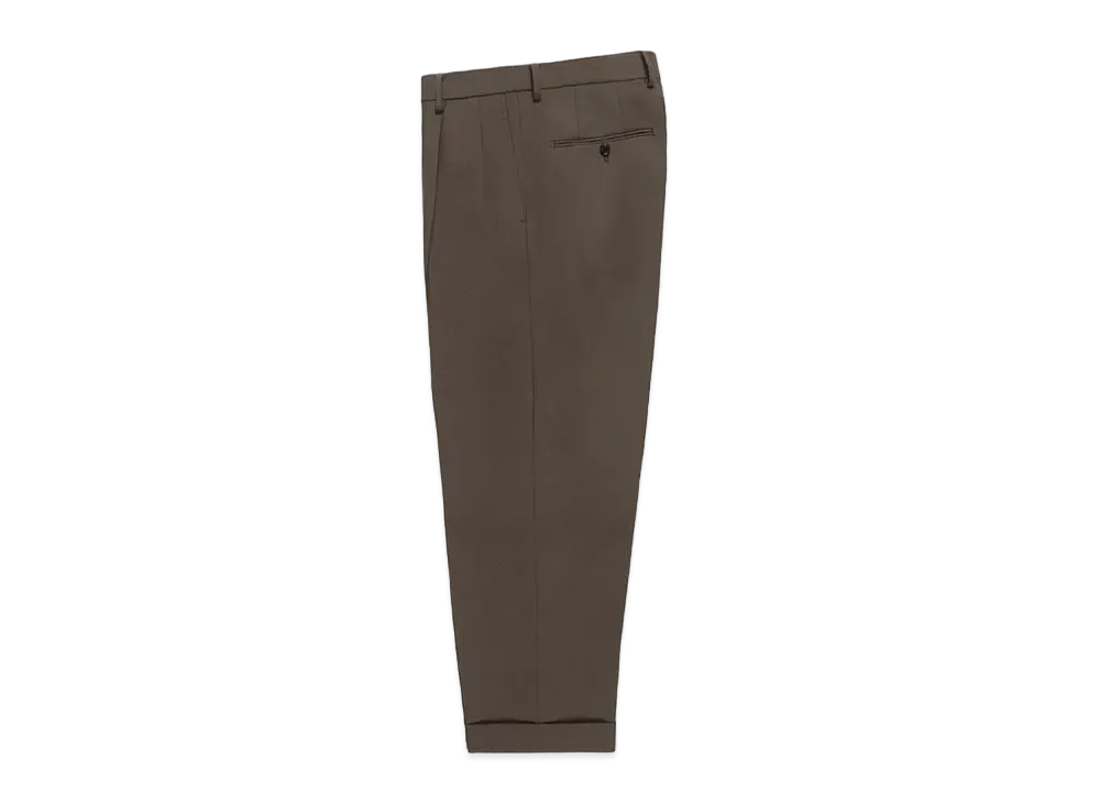 WACKO MARIA x DORMEUIL / Double Pleated Trousers "Gray"