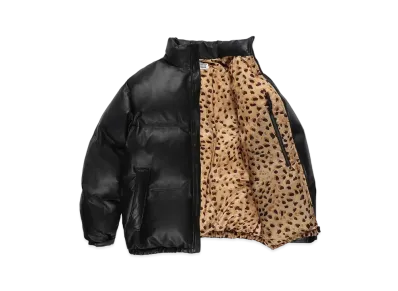 WACKO MARIA Leather Down Jacket "Black"