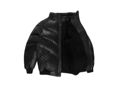 WACKO MARIA Leather Down Jacket "Black"
