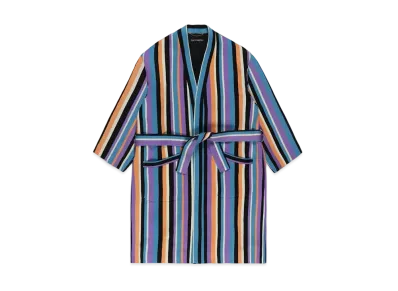 WACKO MARIA Striped Gown Coat "One"