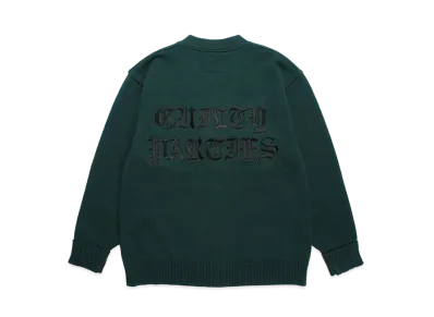 WACKO MARIA Lettered Cardigan "Green"