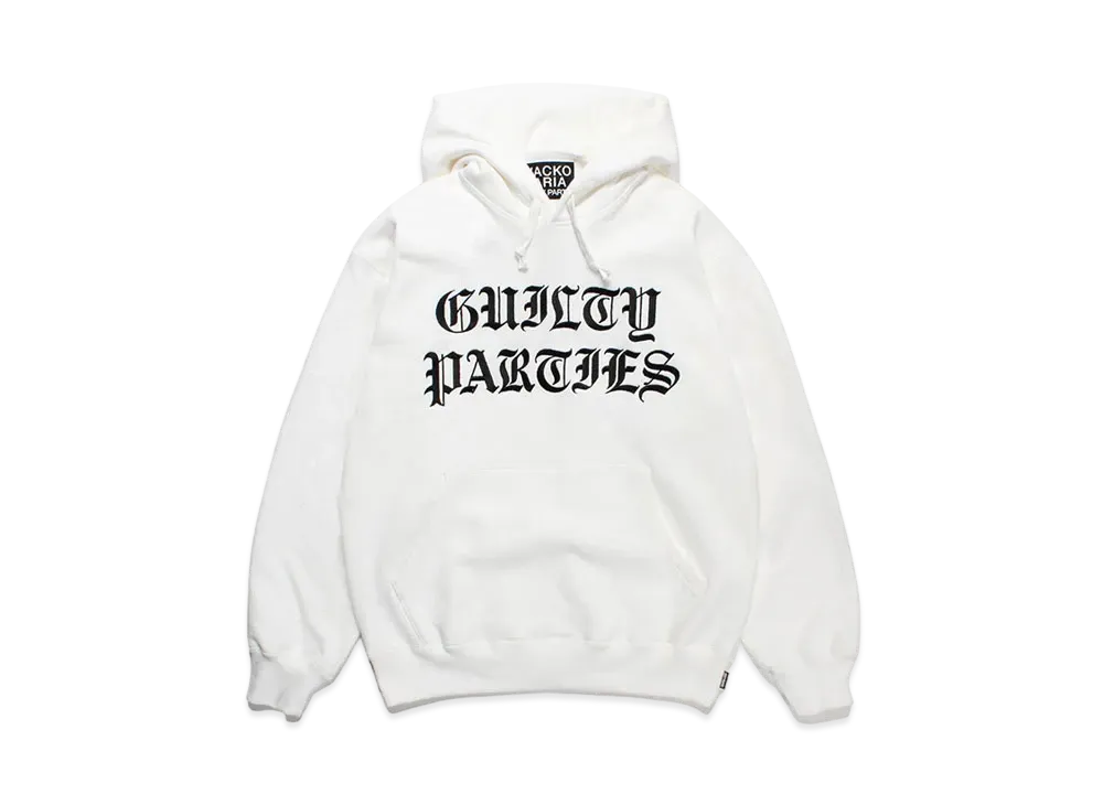 WACKO MARIA Heavy Weight Pull Over Hooded Sweat Shirt "White"