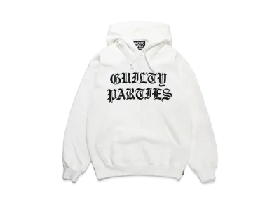 WACKO MARIA Heavy Weight Pull Over Hooded Sweat Shirt "White"