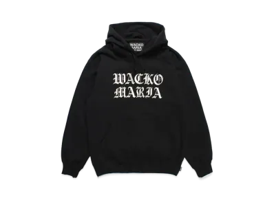WACKO MARIA Heavy Weight Pull Over Hooded Sweat Shirt "Black"