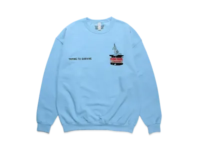 WACKO MARIA Sweat Shirt "Blue"