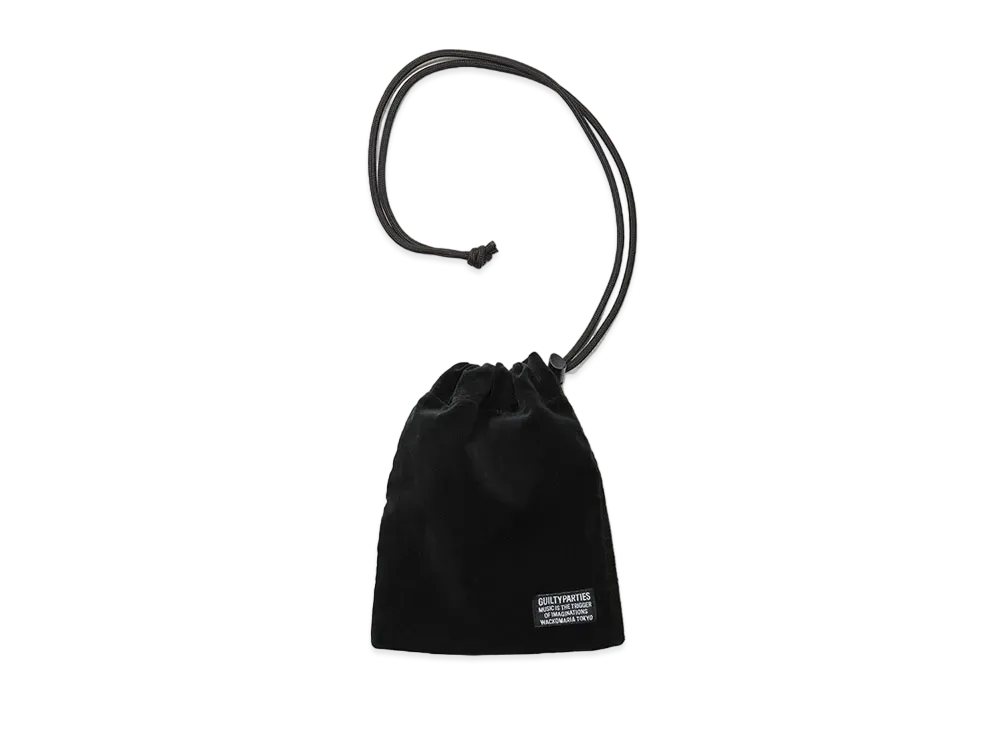 WACKO MARIA Velvet Shoulder Porch "Black"