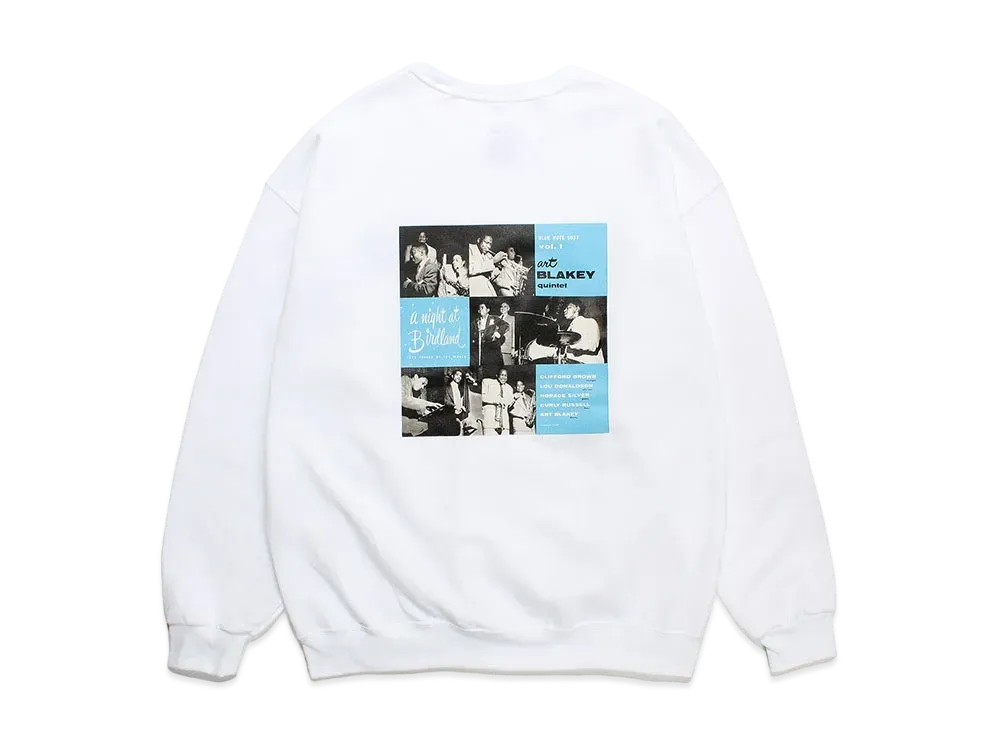 WACKO MARIA BLUE NOTE Sweat Shirt "White"
