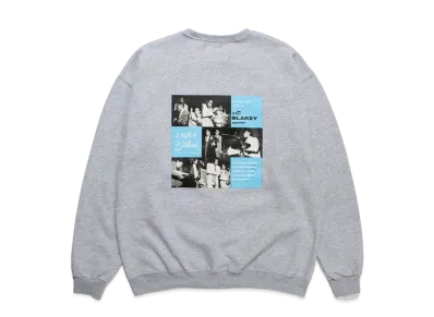 WACKO MARIA BLUE NOTE Sweat Shirt "Gray"