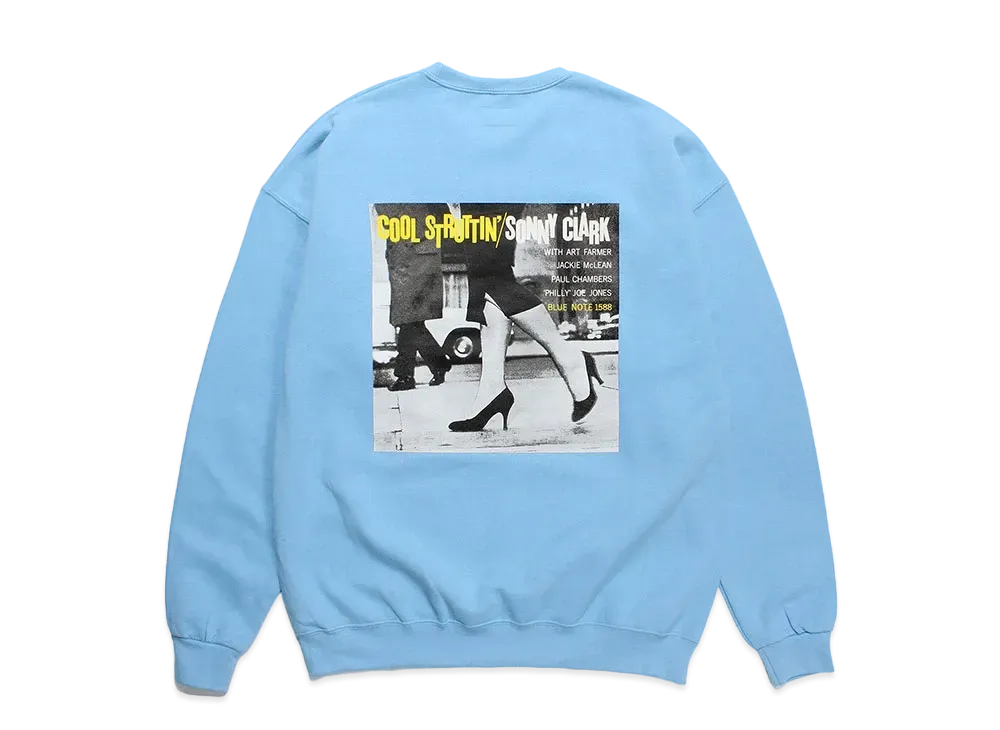 WACKO MARIA BLUE NOTE Sweat Shirt "Blue"